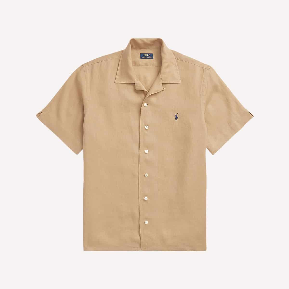 Ralph Lauren Classic Fit Linen Camp Shirt