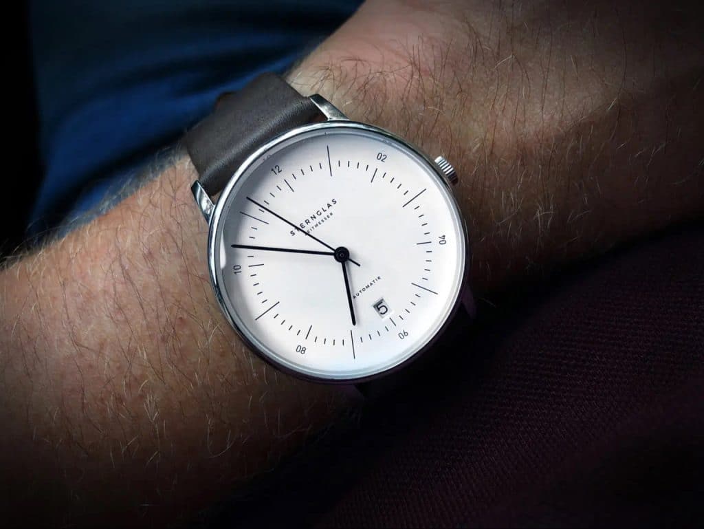 Sternglas Naos Automatic on wrist